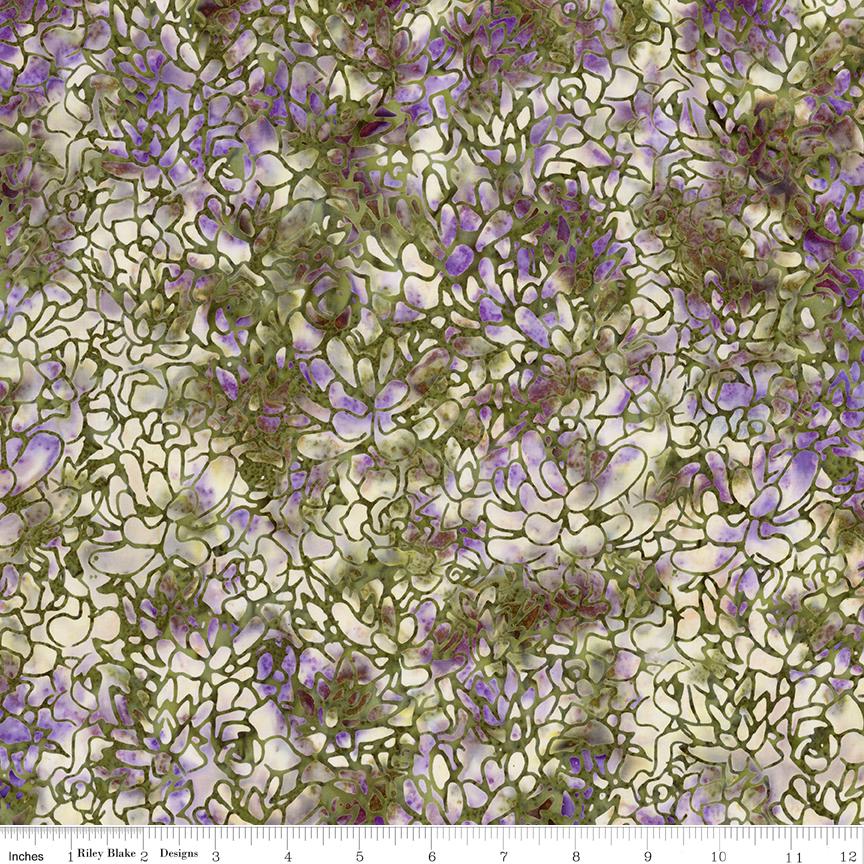 Expression Batiks Plant-Based Artichoke by Sew Yeah Quilting for Riley Blake Designs - BT23320-321