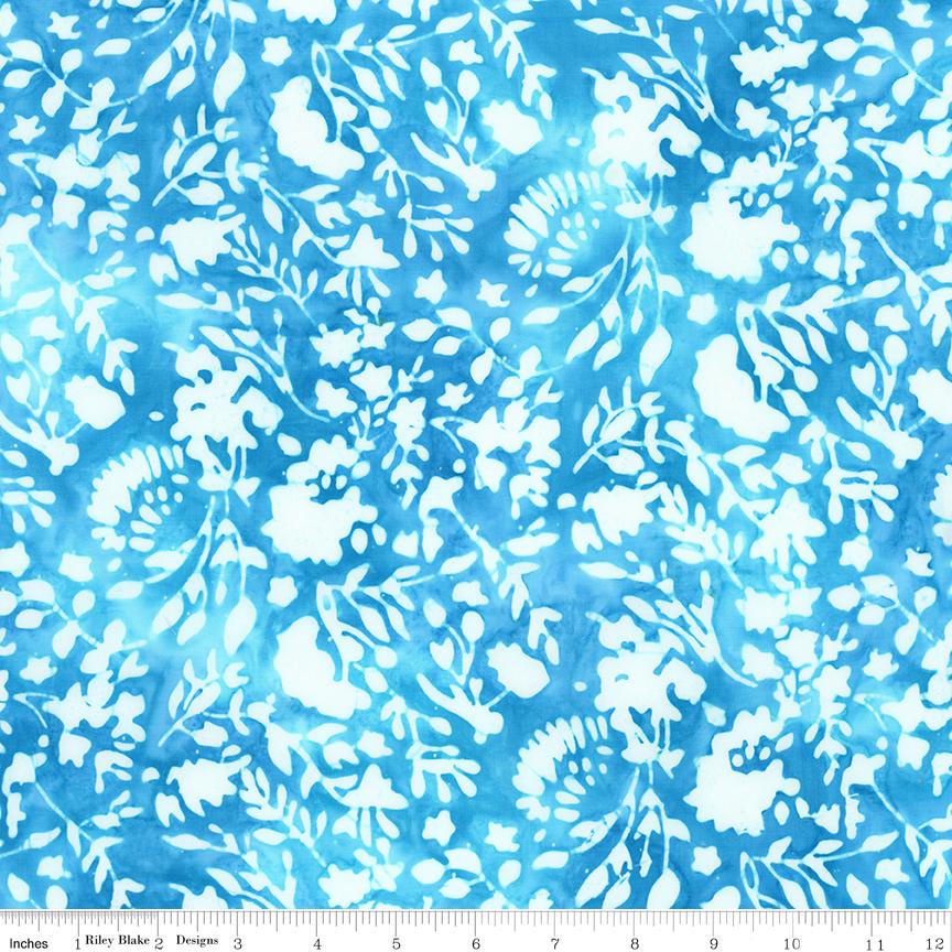 Expression Batiks Plant-Based Ocean Blue by Sew Yeah Quilting for Riley Blake Designs - BT23324-294