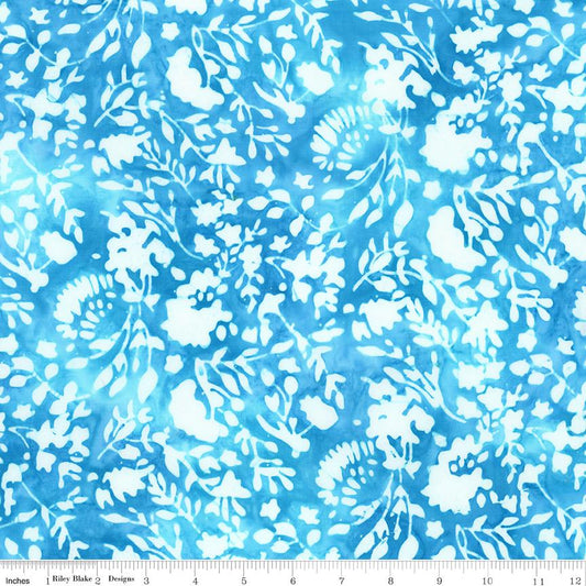 Expression Batiks Plant-Based Ocean Blue by Sew Yeah Quilting for Riley Blake Designs - BT23324-294