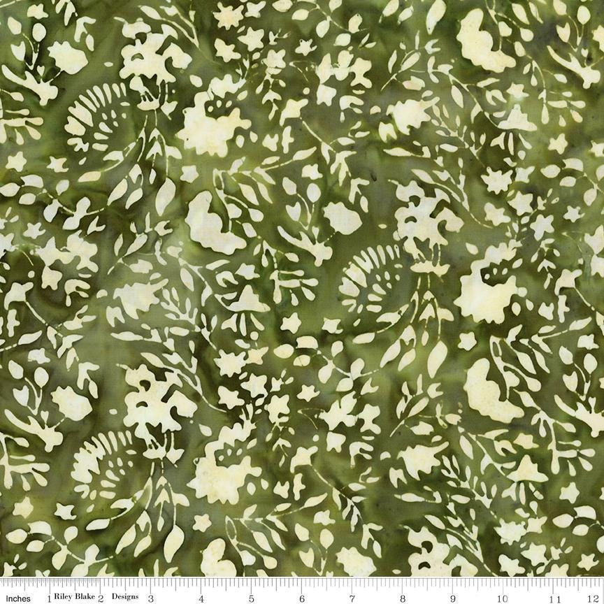 Expression Batiks Plant-Based Thyme by Sew Yeah Quilting for Riley Blake Designs - BT23324-324