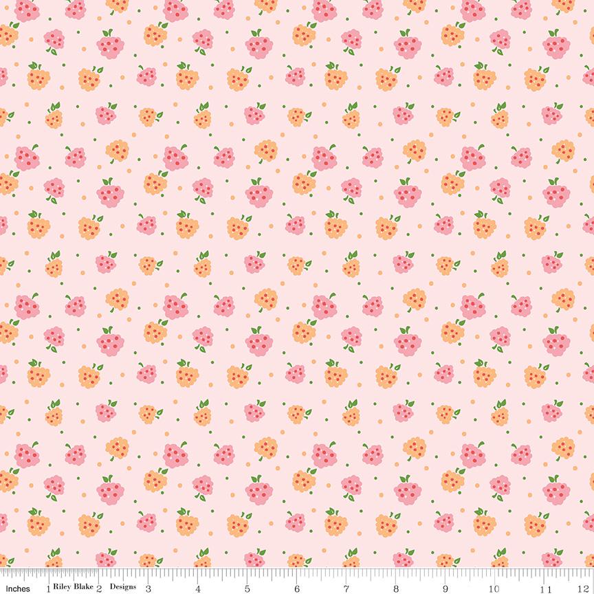 Summer Skies and Fireflies Raspberries Pink by Gracey Larson for Riley Blake Designs - C16374-PINK