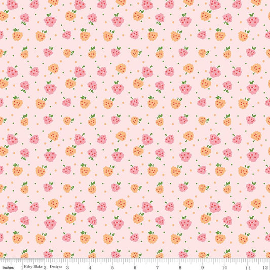 Summer Skies and Fireflies Raspberries Pink by Gracey Larson for Riley Blake Designs - C16374-PINK