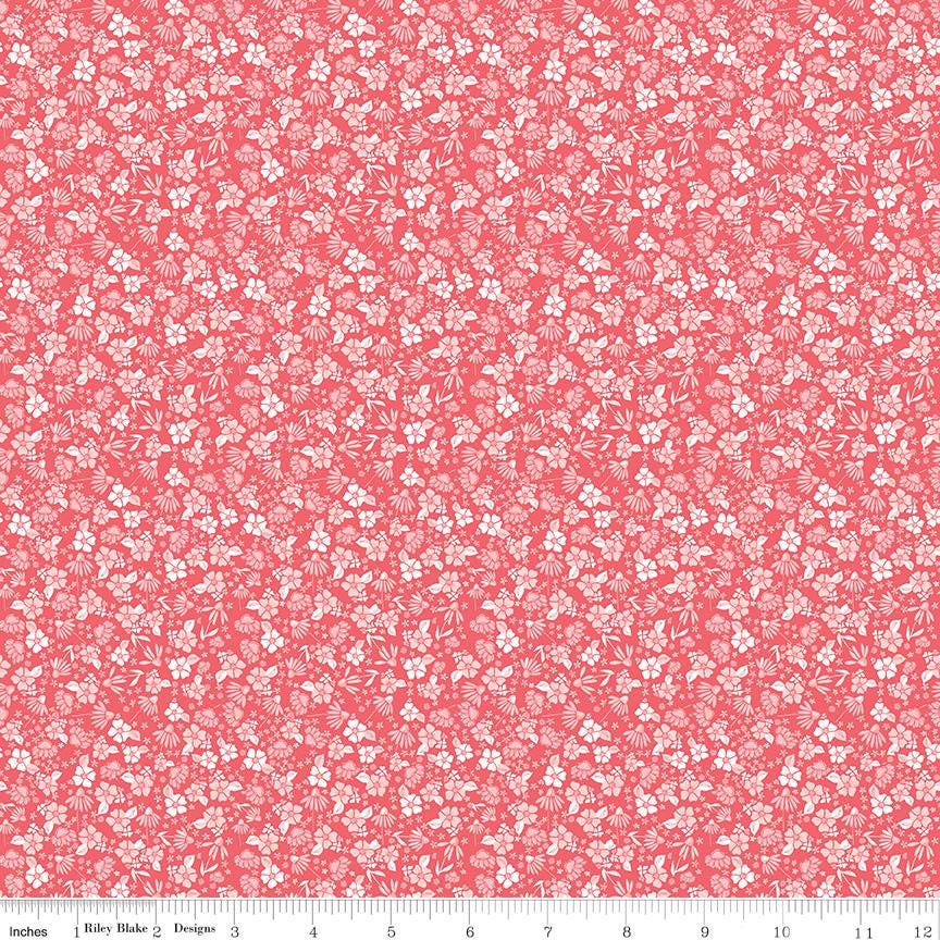 Summer Skies and Fireflies Garden Tea Rose by Gracey Larson for Riley Blake Designs - C16376-TEAROSE