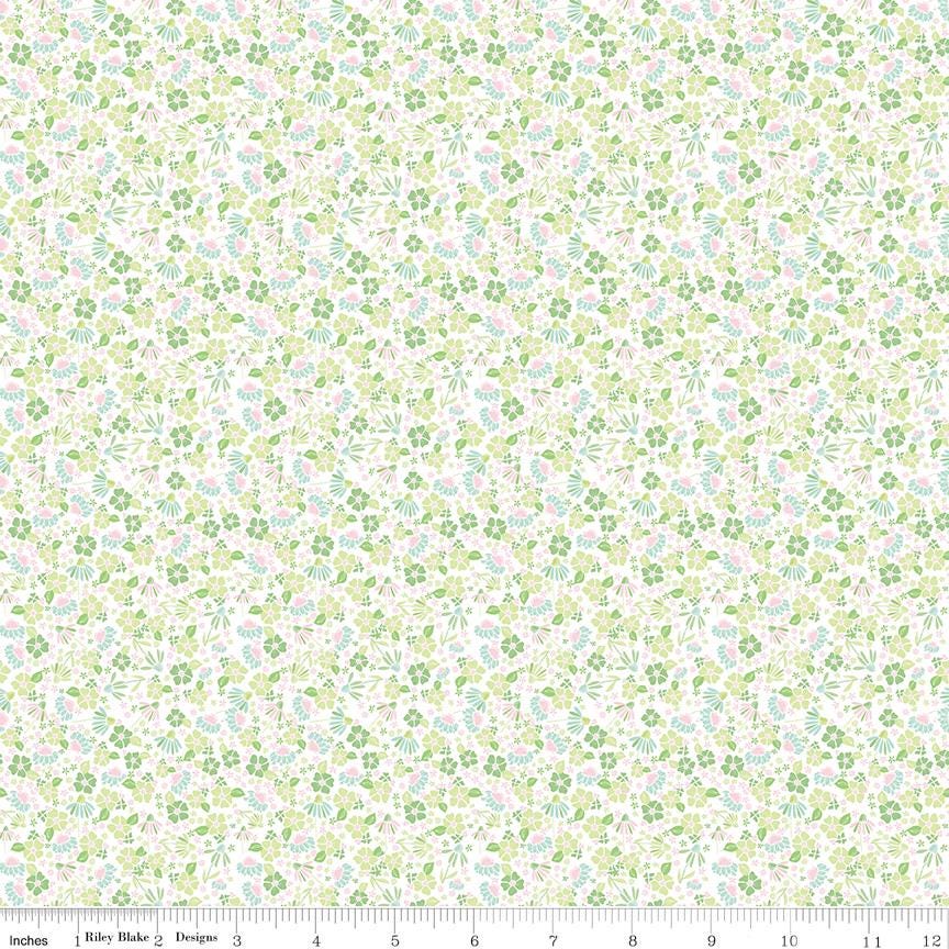 Summer Skies and Fireflies Garden White by Gracey Larson for Riley Blake Designs - C16376-WHITE