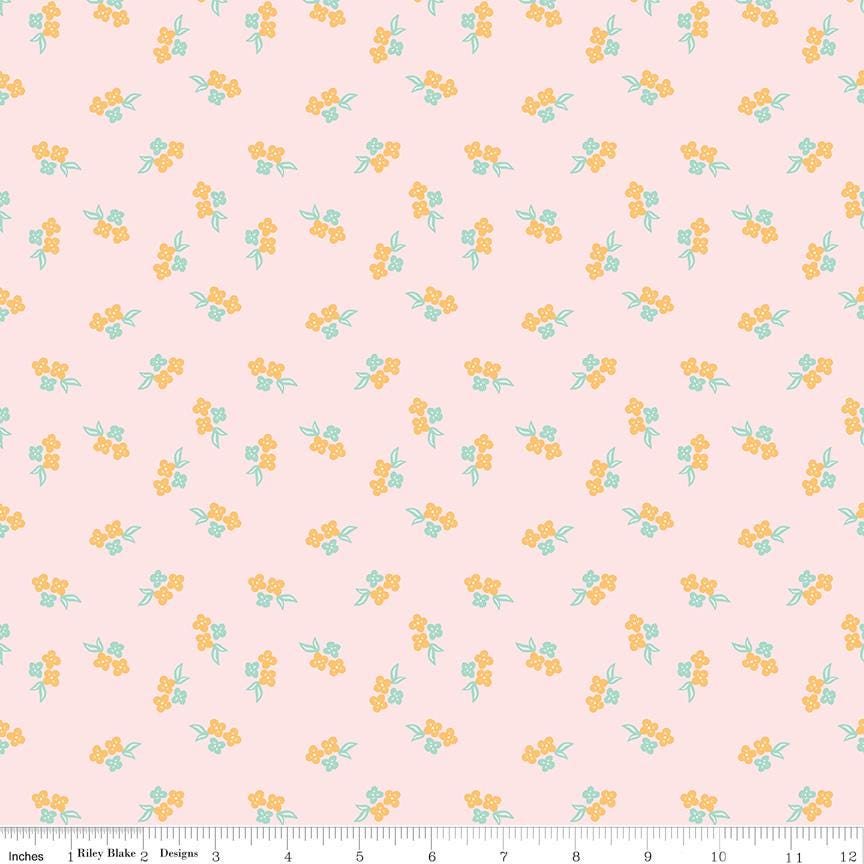Summer Skies and Fireflies Floral Pink by Gracey Larson for Riley Blake Designs - C16377-PINK