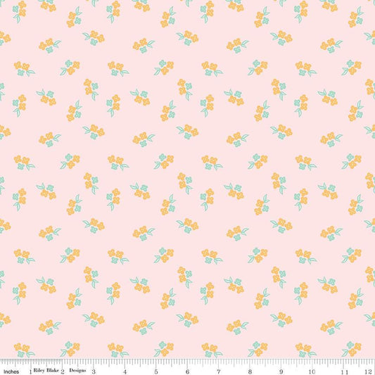 Summer Skies and Fireflies Floral Pink by Gracey Larson for Riley Blake Designs - C16377-PINK