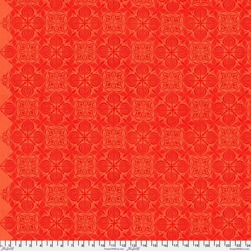 Grace Curious - Tangerine by Valori Wells for Free Spirit Fabrics - PWVW038.TANGERINE