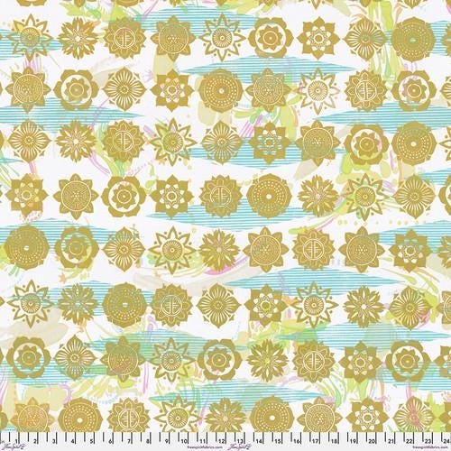 Findings Malas - Gold by Valori Wells for Free Spirit Fabrics - PWVW040.GOLD