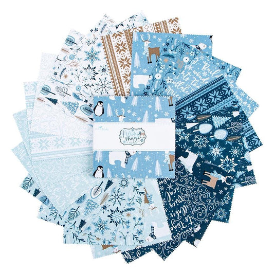 Winter Magic 5" Stacker by Dani Mogstad for Riley Blake Design Fabrics - 5-16360-42