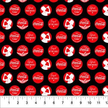 Coca-Cola ® Red & Black (CC1003-99) by Northcott Fabrics - CC1003-99
