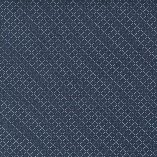 Nantucket Summer Sail Check Plaids Navy by Camille Roskelley for Moda Fabrics - 55265 12