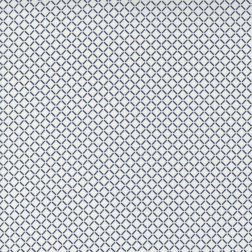 Nantucket Summer Sail Check Plaids Cream Navy by Camille Roskelley for Moda Fabrics - 55265 21