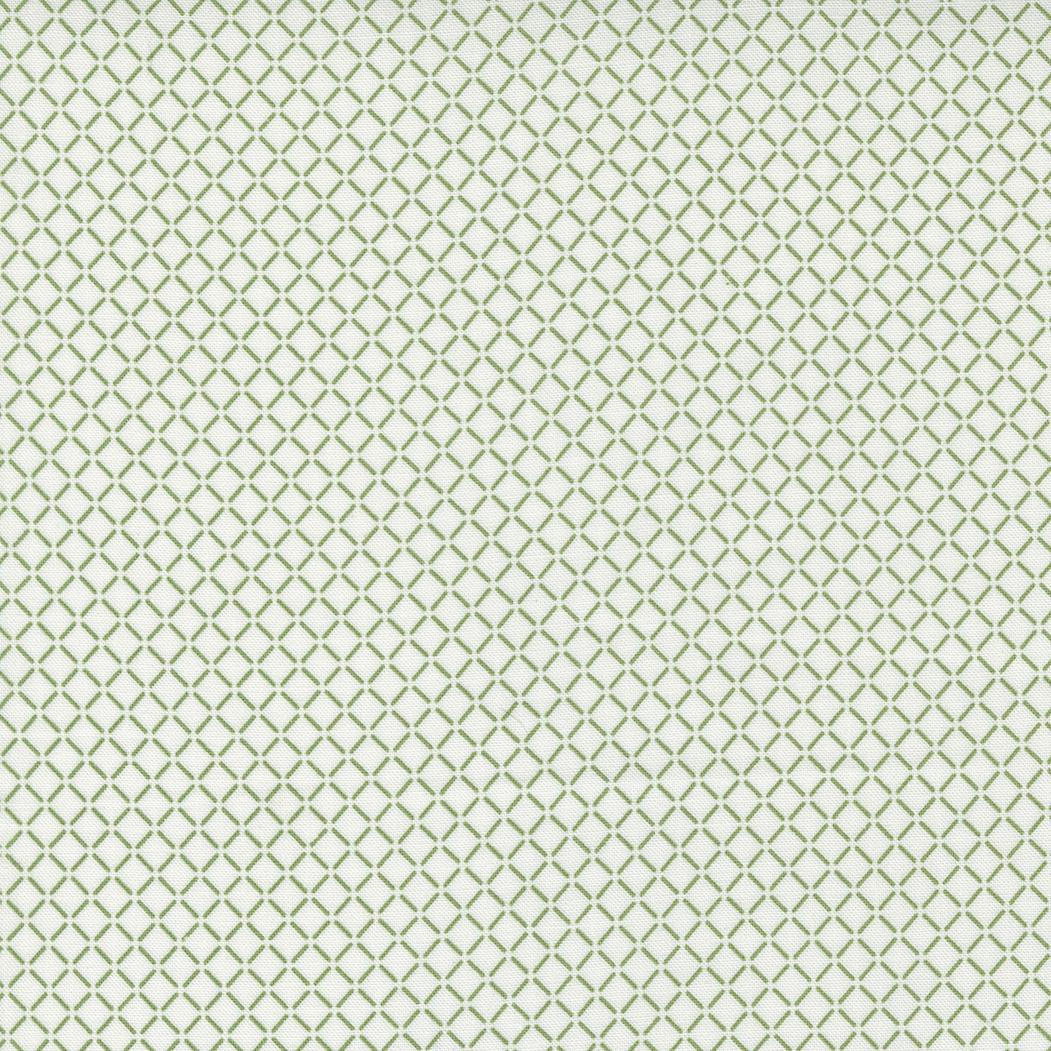 Nantucket Summer Sail Check Plaids Cream Grass by Camille Roskelley for Moda Fabrics - 55265 26