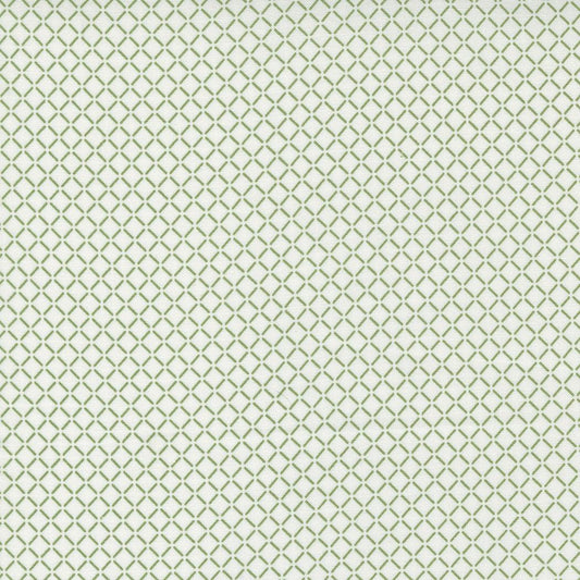 Nantucket Summer Sail Check Plaids Cream Grass by Camille Roskelley for Moda Fabrics - 55265 26