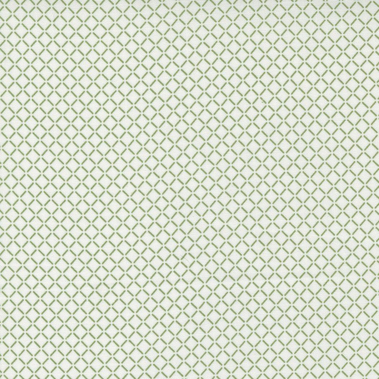 Nantucket Summer Sail Check Plaids Cream Grass by Camille Roskelley for Moda Fabrics - 55265 26