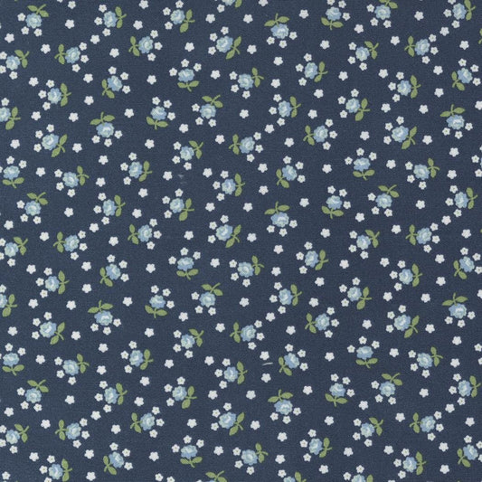 Nantucket Summer Fairground Small Floral Navy by Camille Roskelley for Moda Fabrics - 55266 13