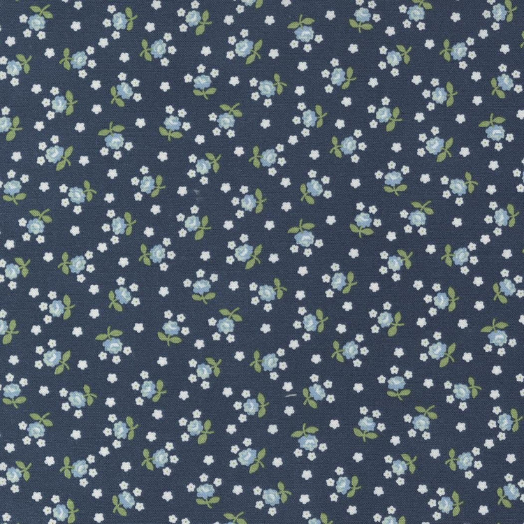 Nantucket Summer Fairground Small Floral Navy by Camille Roskelley for Moda Fabrics - 55266 13