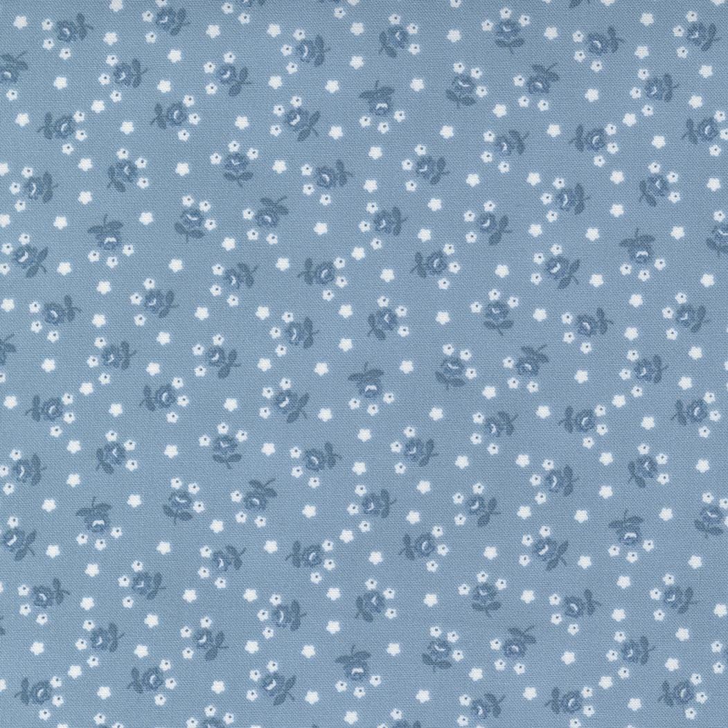 Nantucket Summer Fairground Small Floral Light Blue by Camille Roskelley for Moda Fabrics - 55266 24