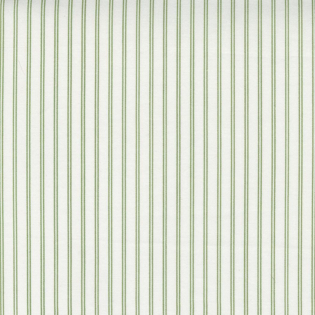 Nantucket Summer Stripe Stripes Cream Grass by Camille Roskelley for Moda Fabrics - 55267 26
