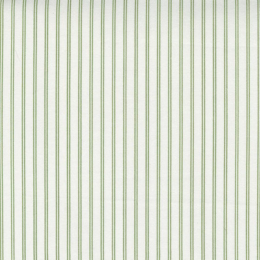 Nantucket Summer Stripe Stripes Cream Grass by Camille Roskelley for Moda Fabrics - 55267 26