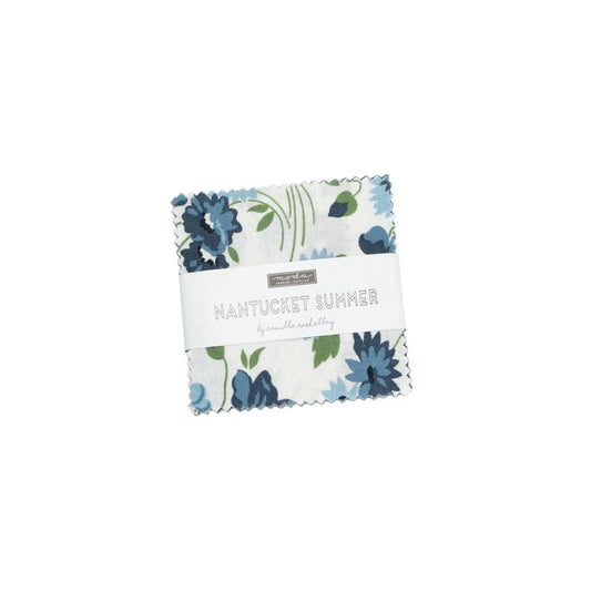 Nantucket Summer Mini Charm (2.5" squares) by Camille Roskelley for Moda Fabrics - 55260MC