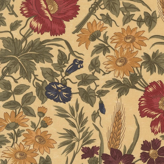 Wheatland Wheat Wheatland Florals by Kansas Troubles Quilters for Moda Fabrics - 9790 11