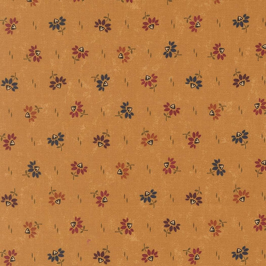 Wheatland Flax Coneflowers Small Floral by Kansas Troubles Quilters for Moda Fabrics - 9793 12
