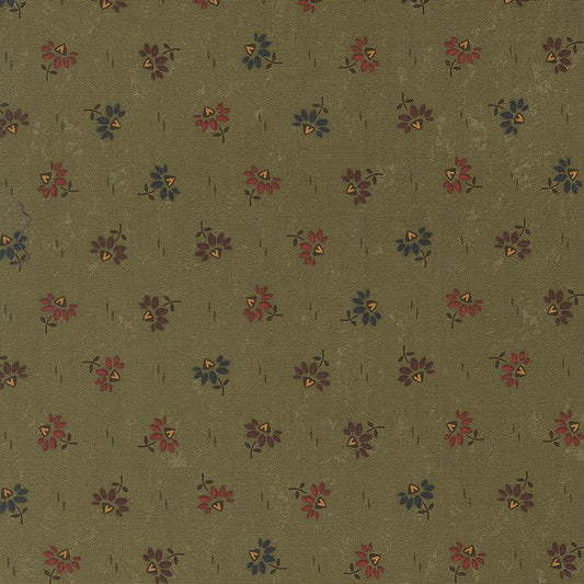 Wheatland Pine Coneflowers Small Floral by Kansas Troubles Quilters for Moda Fabrics - 9793 15