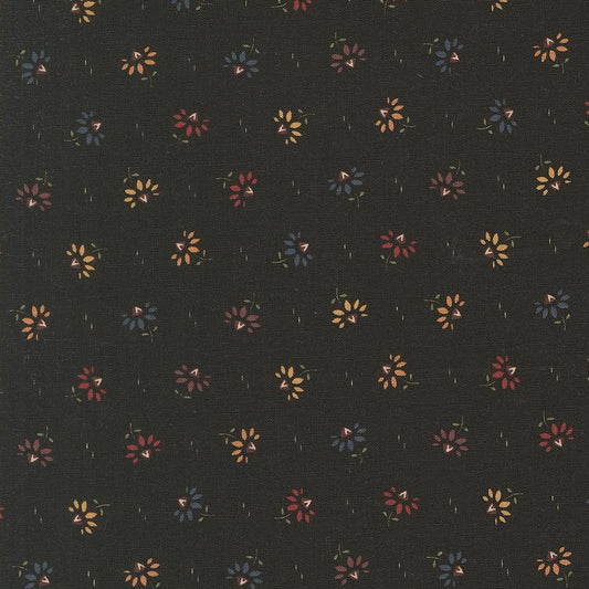 Wheatland Slate Coneflowers Small Floral by Kansas Troubles Quilters for Moda Fabrics - 9793 19