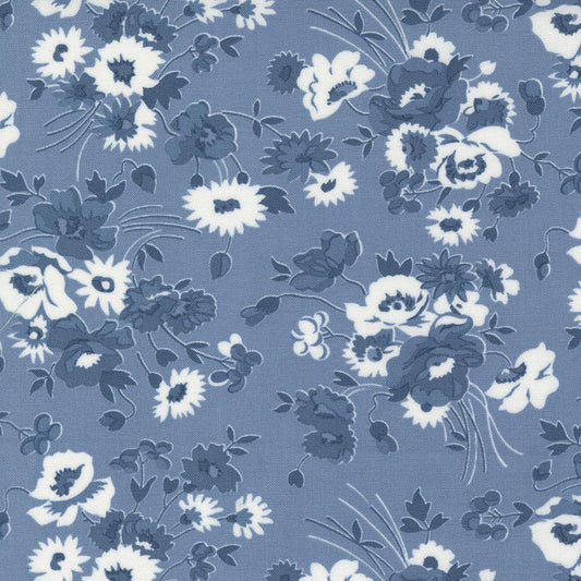 Nantucket Summer Somerset Florals Lake by Camille Roskelley for Moda Fabrics - 55260 25