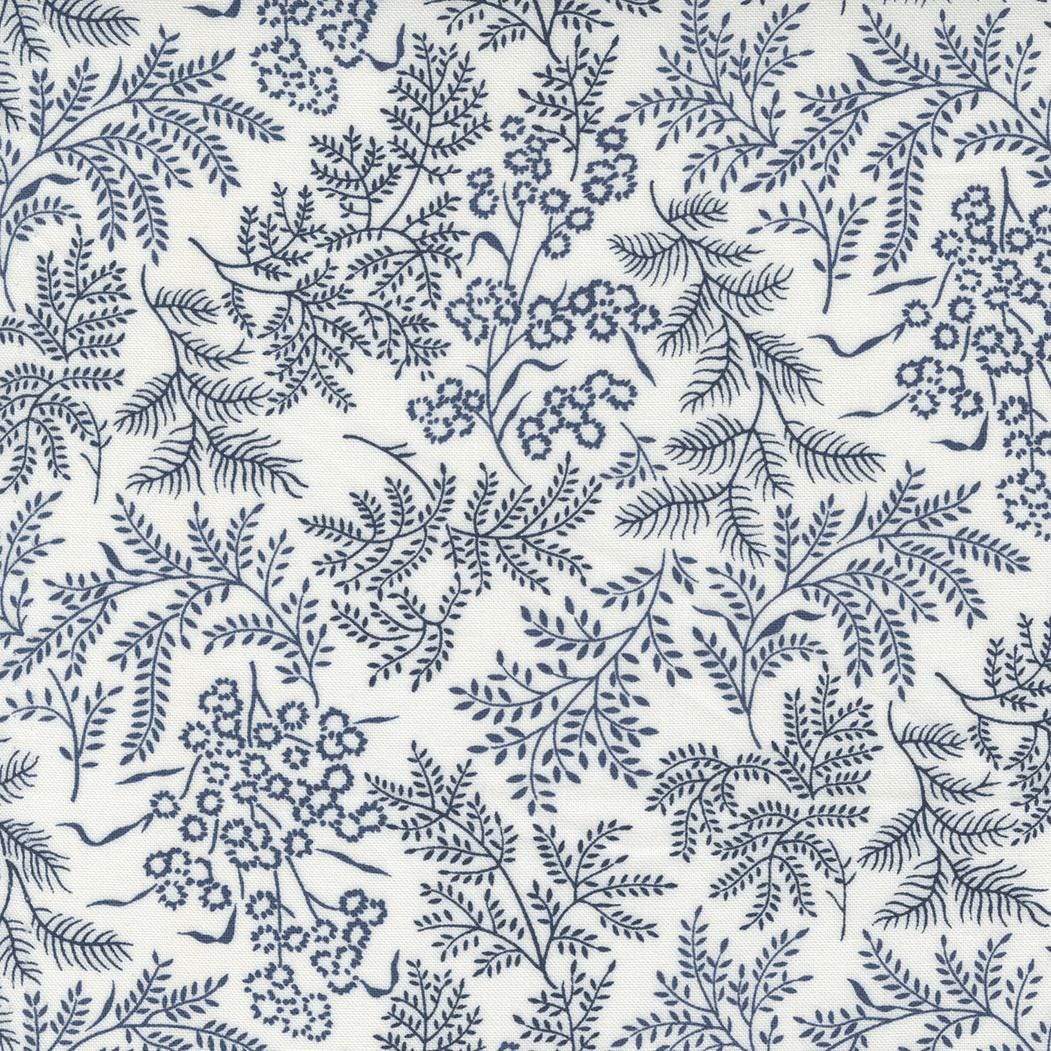 Nantucket Summer Sconset Landscape Nature Cream Navy by Camille Roskelley for Moda Fabrics - 55261 21