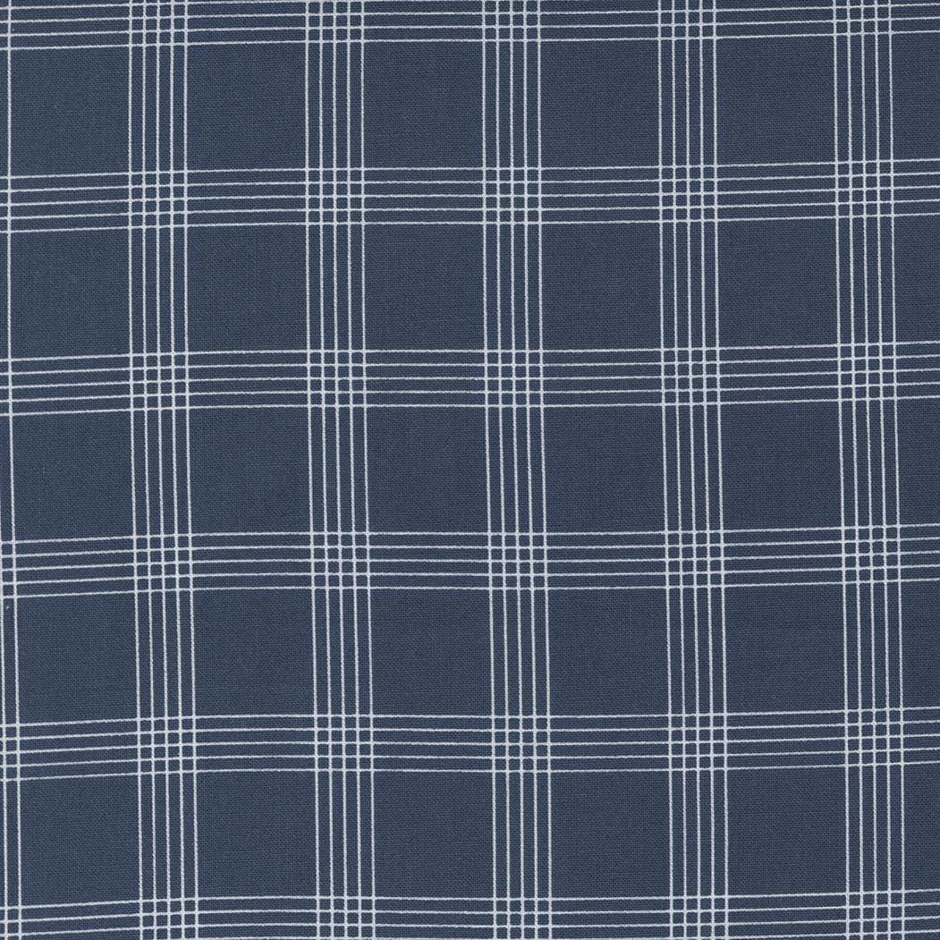 Nantucket Summer Plaid Checks Plaids Navy by Camille Roskelley for Moda Fabrics - 55262 13
