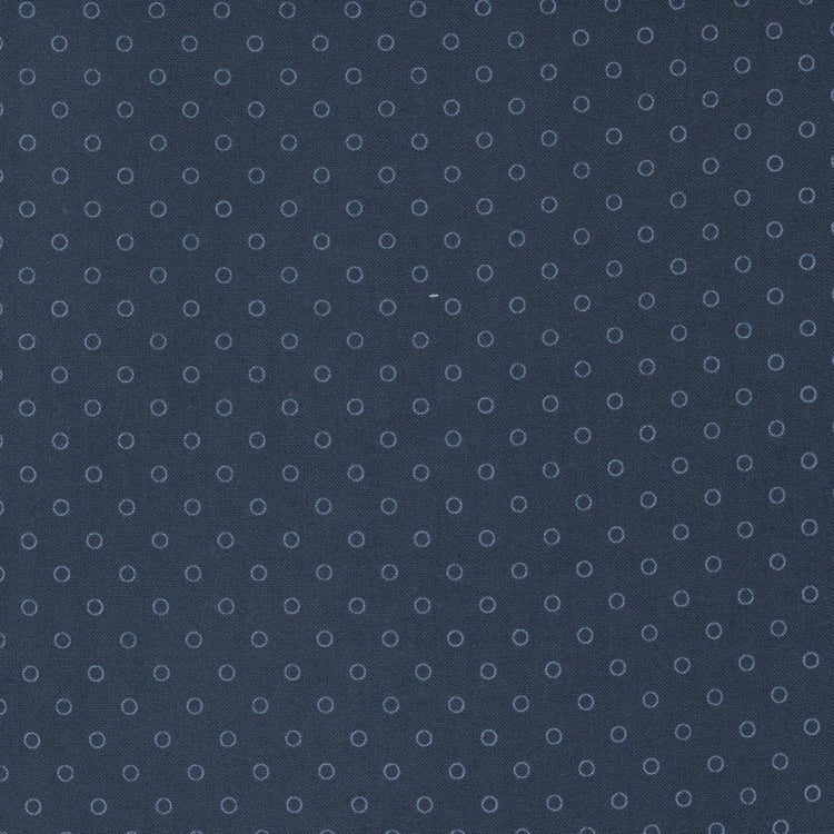 Nantucket Summer Smitten Dot Dots Navy by Camille Roskelley for Moda Fabrics - 55264 12