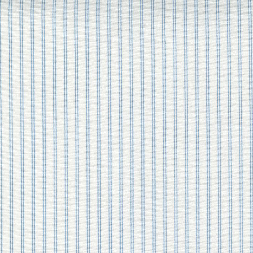 Nantucket Summer Stripe Stripes Cream Blue by Camille Roskelley for Moda Fabrics - 55267 24