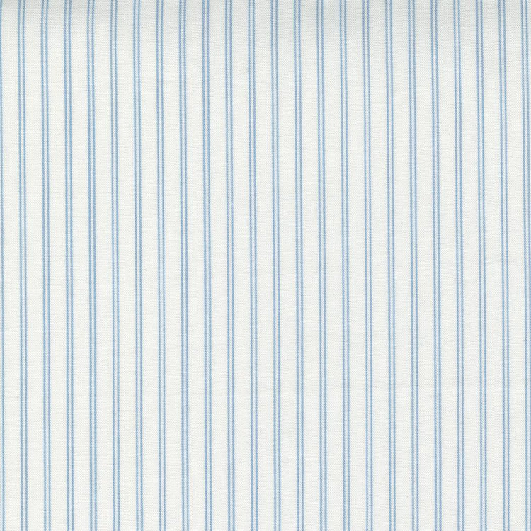 Nantucket Summer Stripe Stripes Cream Blue by Camille Roskelley for Moda Fabrics - 55267 24
