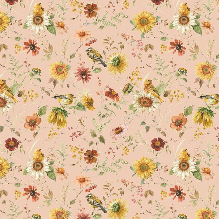 Sunflower Whispers Prairie Blush by Lisa Audit for Riley Blake Designs - CD16671-BLUSH