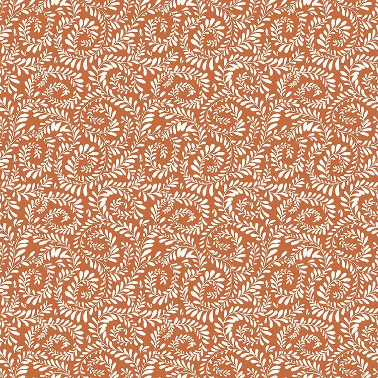Sunflower Whispers Ferns Pumpkin by Lisa Audit for Riley Blake Designs - C16672-PUMPKIN