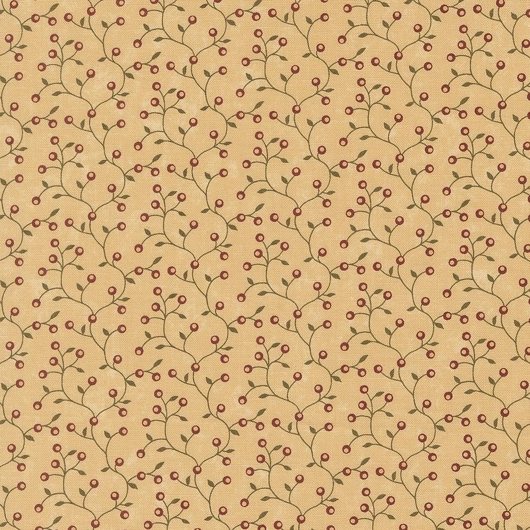 Wheatland Wheat Bittersweet Blenders Vines Berry by Kansas Troubles Quilters for Moda Fabrics - 9796 11