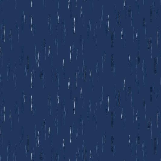 Essence Raindrops Navy by Fran Gulick for Riley Blake Designs - C16461-NAVY