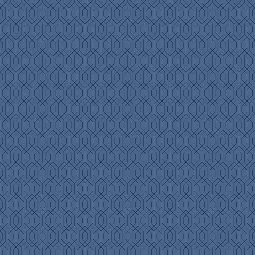 Essence Lattice Denim by Fran Gulick for Riley Blake Designs - C16462-DENIM