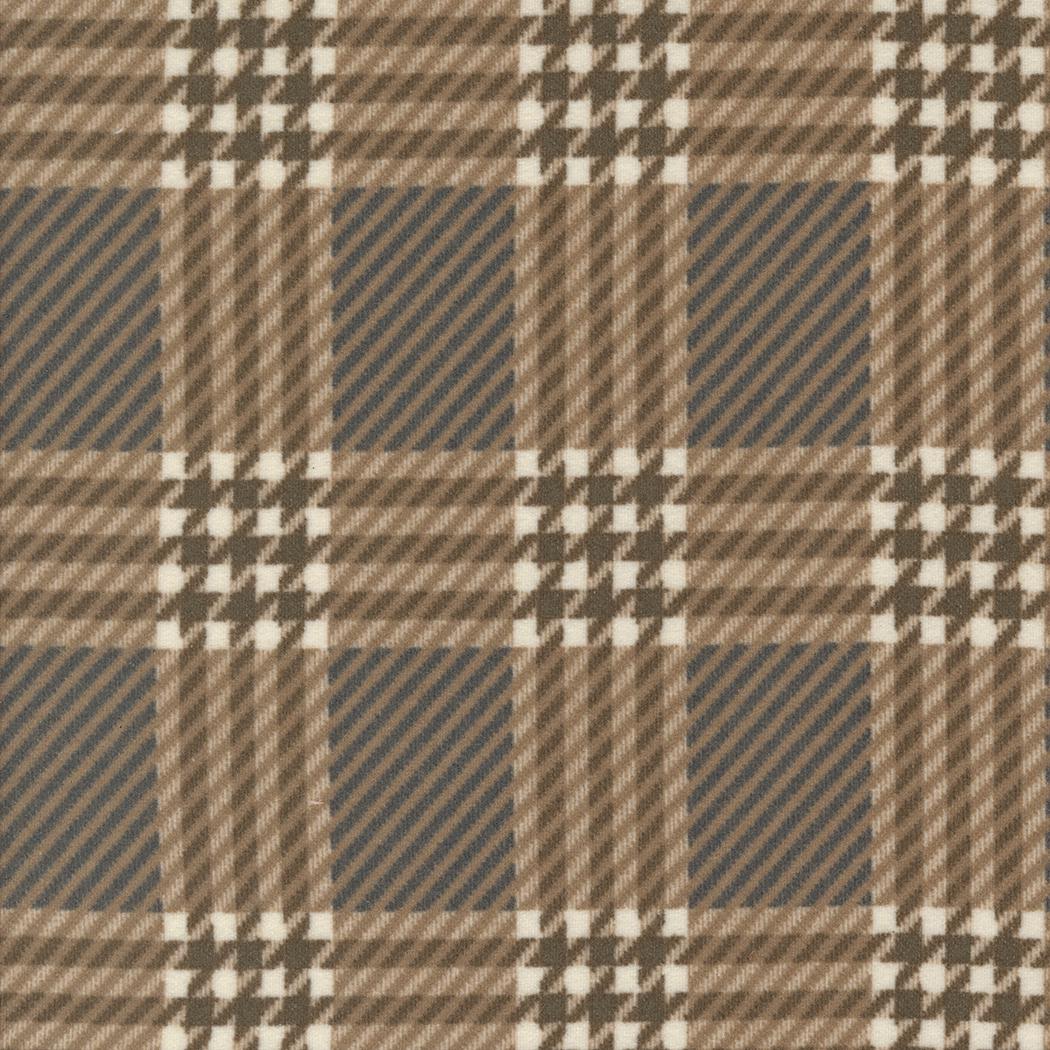 Prairie Gather Flan Teak Window Pane Plaid Checks and Plaids by Primitive Gatherings for Moda Fabrics - 49313 14F