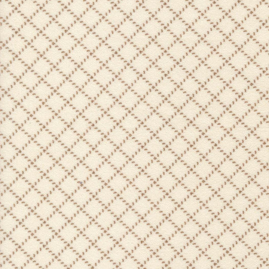 Prairie Gather Flan Porcelain Stitched Grid Blenders Lattice by Primitive Gatherings for Moda Fabrics - 49315 11F