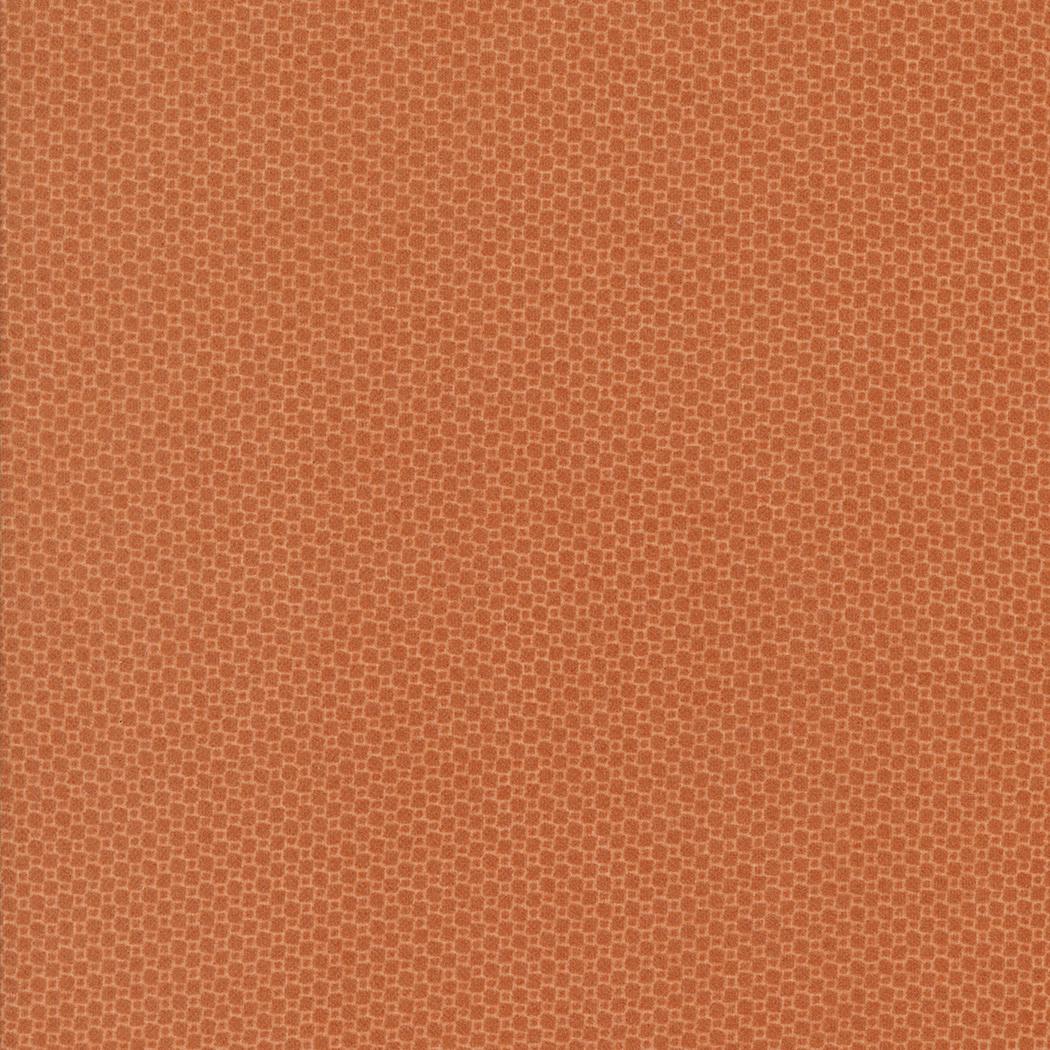 Prairie Gather Flan Rust Box Print Blenders by Primitive Gatherings for Moda Fabrics - 49317 21F