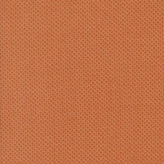 Prairie Gather Flan Rust Box Print Blenders by Primitive Gatherings for Moda Fabrics - 49317 21F