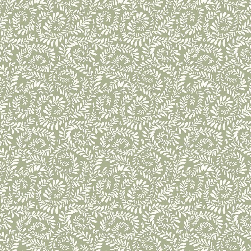 Sunflower Whispers Ferns Green by Lisa Audit for Riley Blake Designs - C16672-GREEN