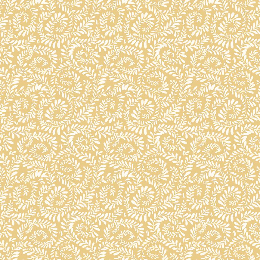 Sunflower Whispers Ferns Yellow by Lisa Audit for Riley Blake Designs - C16672-YELLOW