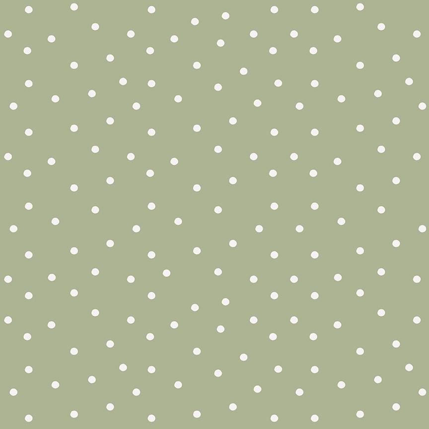 Sunflower Whispers Dots Green by Lisa Audit for Riley Blake Designs - C16673-GREEN
