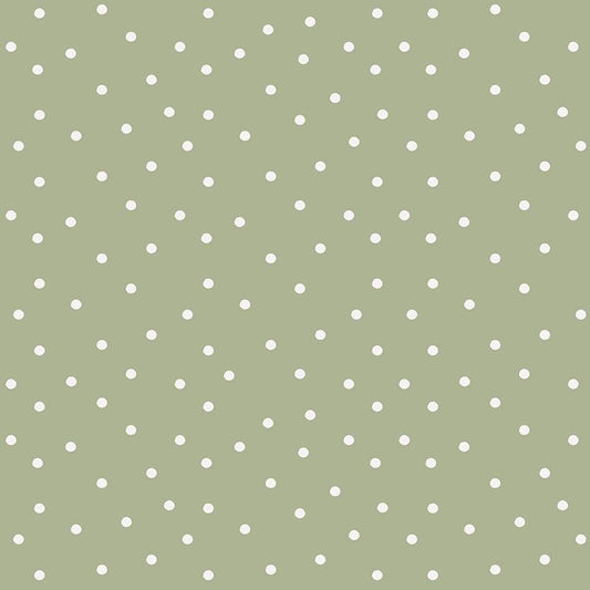 Sunflower Whispers Dots Green by Lisa Audit for Riley Blake Designs - C16673-GREEN