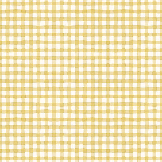 Sunflower Whispers Gingham Yellow by Lisa Audit for Riley Blake Designs - C16674-YELLOW