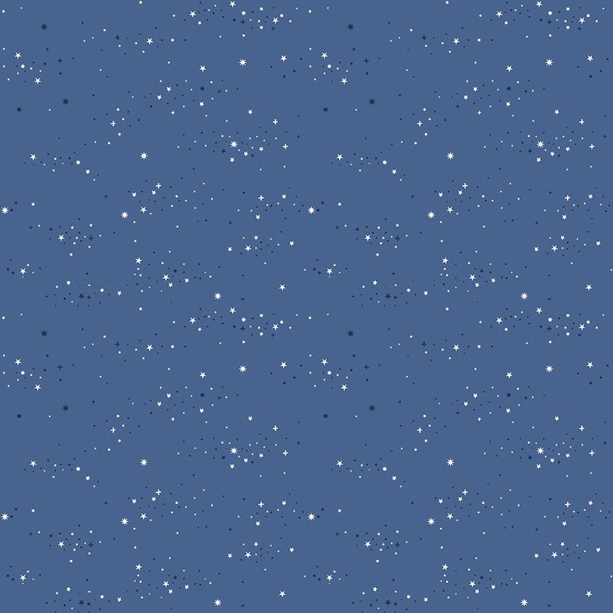 Essence Starlight Denim by Fran Gulick for Riley Blake Designs - C16463-DENIM